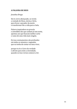 Celebrando as escrituras: Uma coletânea de recursos para vivermos e celebrarmos a Bíblia Sagrada — page 55