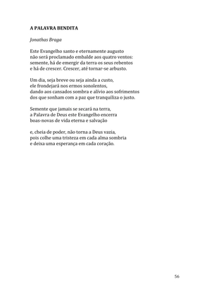 Celebrando as escrituras: Uma coletânea de recursos para vivermos e celebrarmos a Bíblia Sagrada — page 56