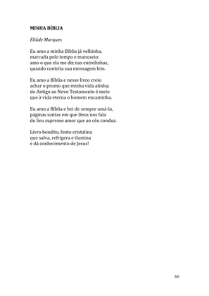 Celebrando as escrituras: Uma coletânea de recursos para vivermos e celebrarmos a Bíblia Sagrada — page 66