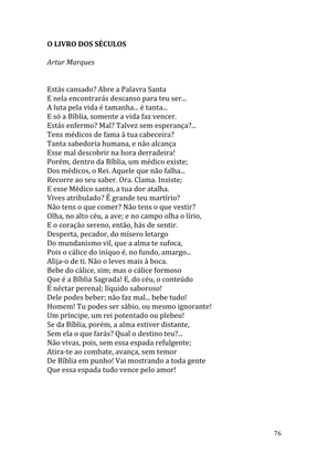 Celebrando as escrituras: Uma coletânea de recursos para vivermos e celebrarmos a Bíblia Sagrada — page 76