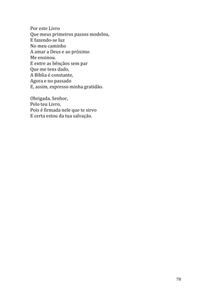 Celebrando as escrituras: Uma coletânea de recursos para vivermos e celebrarmos a Bíblia Sagrada — page 78