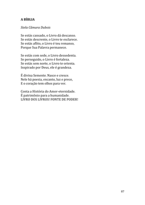 Celebrando as escrituras: Uma coletânea de recursos para vivermos e celebrarmos a Bíblia Sagrada — page 87