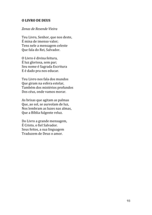 Celebrando as escrituras: Uma coletânea de recursos para vivermos e celebrarmos a Bíblia Sagrada — page 93