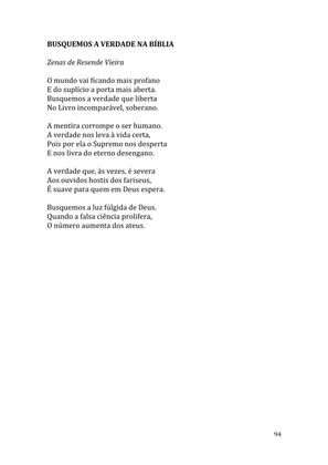 Celebrando as escrituras: Uma coletânea de recursos para vivermos e celebrarmos a Bíblia Sagrada — page 94