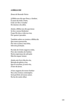 Celebrando as escrituras: Uma coletânea de recursos para vivermos e celebrarmos a Bíblia Sagrada — page 100