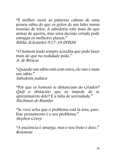 Combatendo o Estresse em 150 Citações — page 16