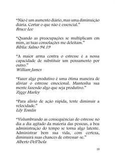 Combatendo o Estresse em 150 Citações — page 19