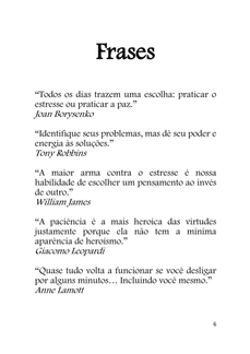 Combatendo o Estresse em 150 Citações — page 6