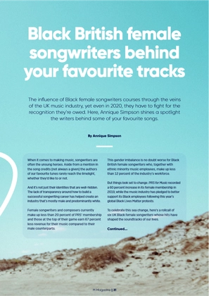 M Magazine Black History Month Edition — page 31