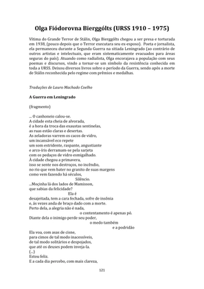 SEGUNDA GUERRA MUNDIAL - Uma Antologia Poética — page 121