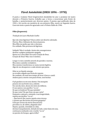 SEGUNDA GUERRA MUNDIAL - Uma Antologia Poética — page 125