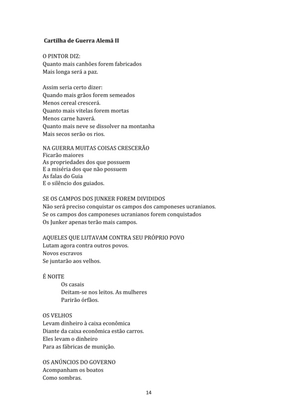 SEGUNDA GUERRA MUNDIAL - Uma Antologia Poética — page 14