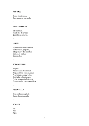 SEGUNDA GUERRA MUNDIAL - Uma Antologia Poética — page 44