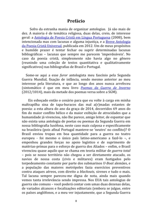SEGUNDA GUERRA MUNDIAL - Uma Antologia Poética — page 8
