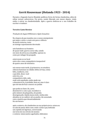 SEGUNDA GUERRA MUNDIAL - Uma Antologia Poética — page 71