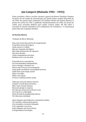 SEGUNDA GUERRA MUNDIAL - Uma Antologia Poética — page 73