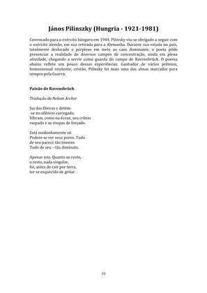 SEGUNDA GUERRA MUNDIAL - Uma Antologia Poética — page 77