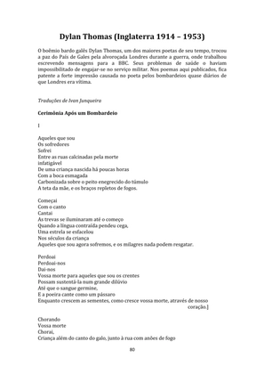 SEGUNDA GUERRA MUNDIAL - Uma Antologia Poética — page 80