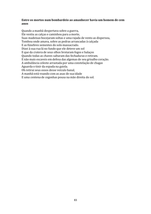 SEGUNDA GUERRA MUNDIAL - Uma Antologia Poética — page 83