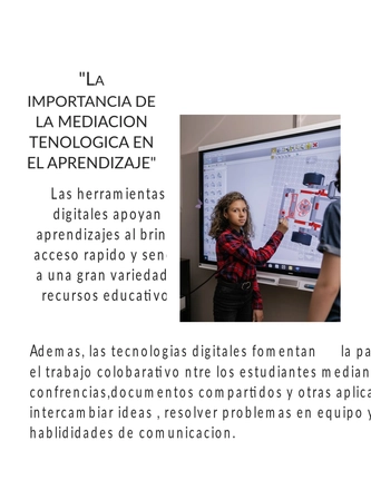 "La importancia de la mediación tecnológica en el aprendizaje" — page 2