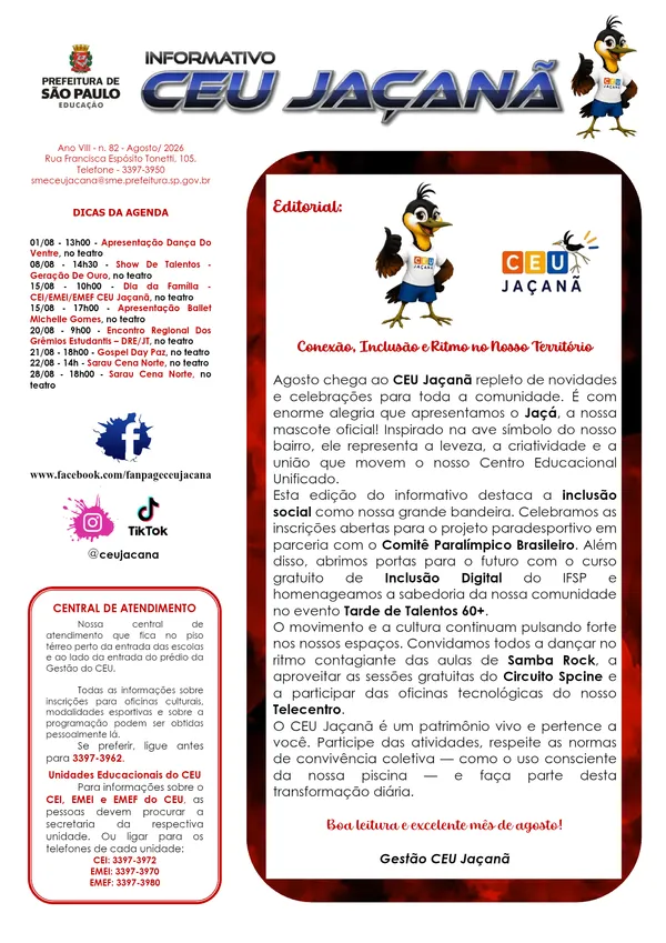 JORNAL AGOSTO DE 2026