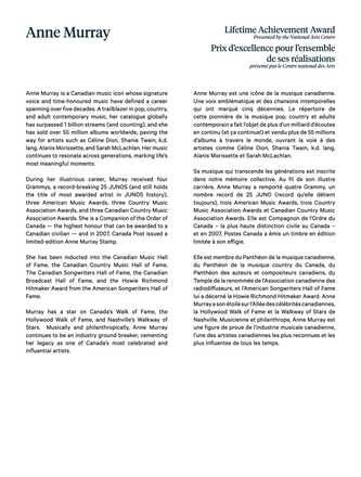 Juno Awards 2025 — page 11