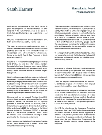 Juno Awards 2025 — page 13