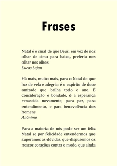 As Mais Belas Frases de Natal - 150 Citações — page 8