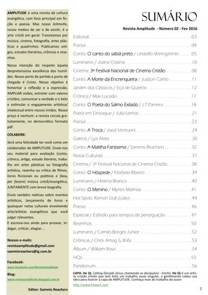 Revista Amplitude n.2 - Revista Cristã de Literatura e Artes — page 2