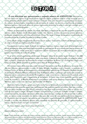 Revista Amplitude n.2 - Revista Cristã de Literatura e Artes — page 3
