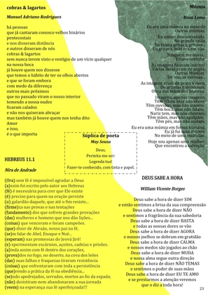 Revista Amplitude n.2 - Revista Cristã de Literatura e Artes — page 23