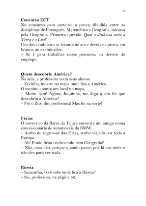 Piadas e Anedotas sobre Geografia — page 3