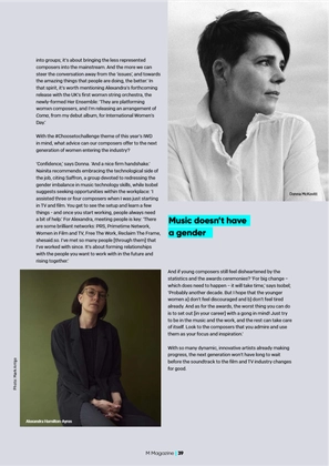 M Magazine International Womens Day Edition — page 39