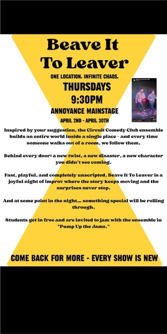 Beave It To Leaver Show Program — page 8